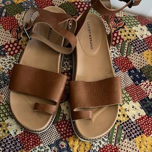 Lucky Brand buckle sandals